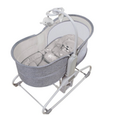 Deluxe 4-in-1 360° Sway Bassinet | Smart Soothing Cradle for Babies